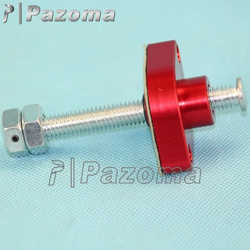 Для Kawasaki Zx 900 1984-1986Zx 1000 1986-1987 CNC красный ручной Натяжитель для мотокросса регулятор цепи