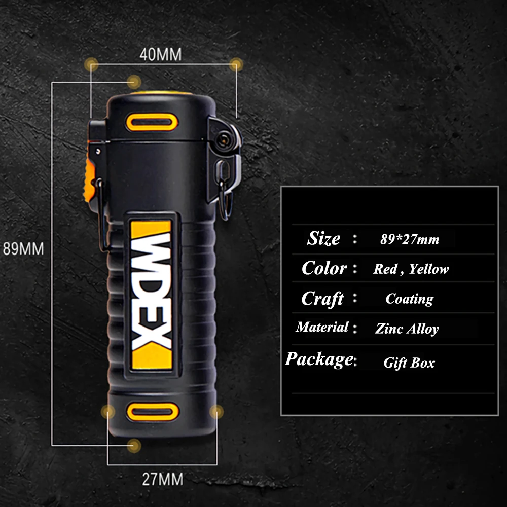 2018 цилиндр электронная сигарета зажигалка двойной импульсной дуги Зажигалка USB