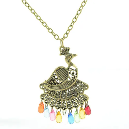 $1.88 Clever beauty Peacock necklaces 