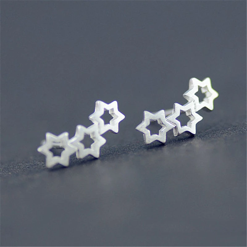 Модные серьги гвоздики для женщин и девушек свадебной вечеринки|stud earrings|star stud