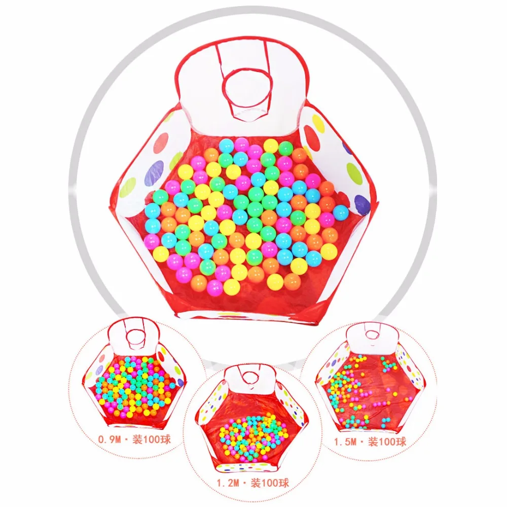 Забавные гаджеты Экологичные океан мяч палатка Яма бассейн бобо складной тент