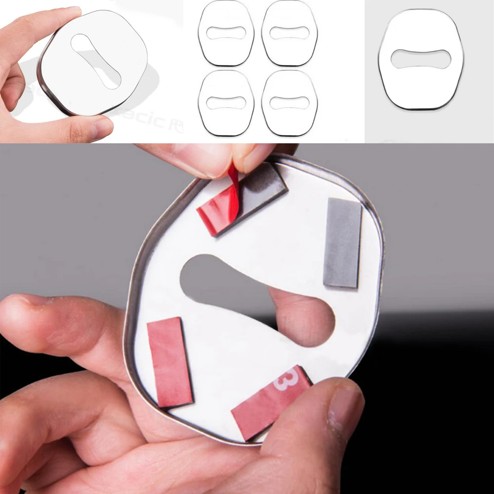 

Отделка дверного замка защитный чехол из нержавеющей стали для Buick ENVISION 4 шт.