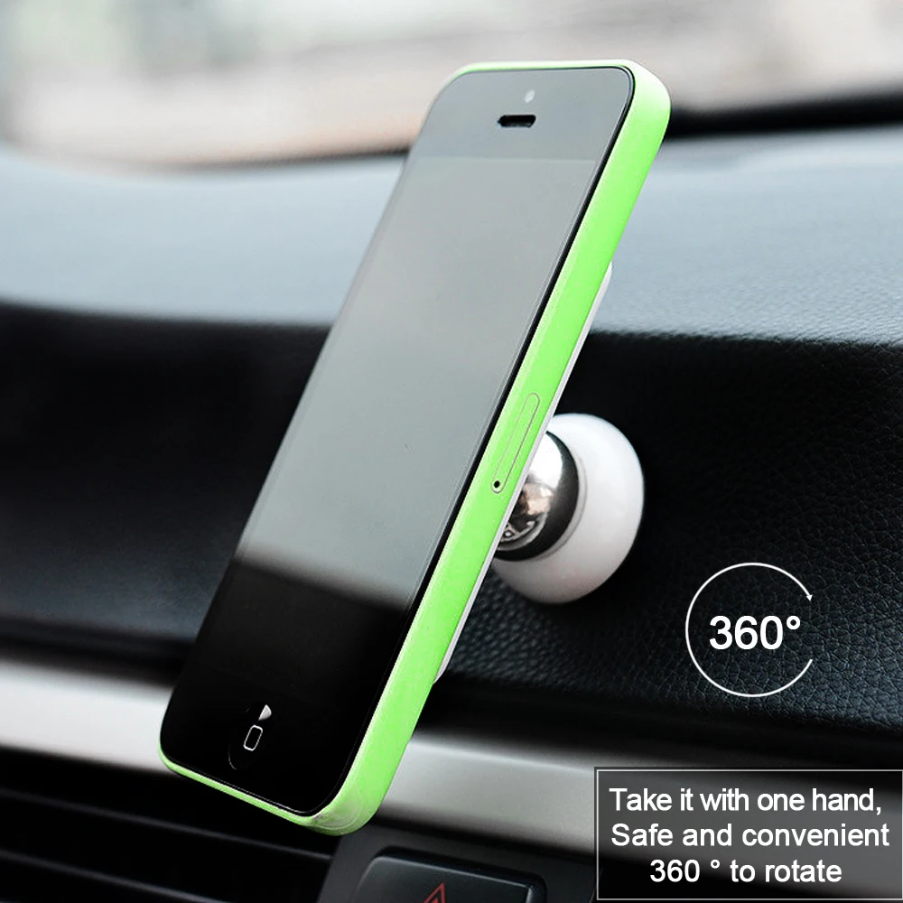 360 Degree Universal Car Phone Holder Magnetic Air Vent Mount Cell Mobile Stand Accessories | Автомобили и мотоциклы