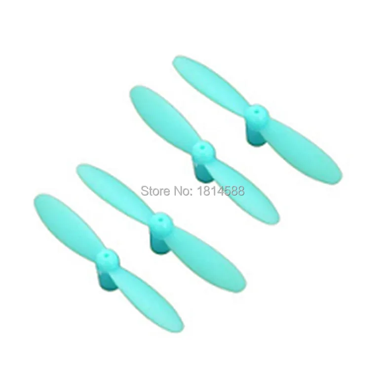 Квадрокоптер Cheerson CX10 4 шт. запчасти для квадрокоптера с голубым пропеллером
