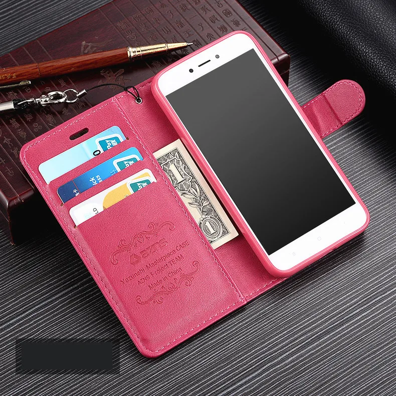 AZNS Премиум из искусственной кожи чехол для Xiaomi Redmi 4X 5A 7A бумажник флип чехол для телефона для Xiaomi Redmi 6 Pro Redmi 7 S2 Go