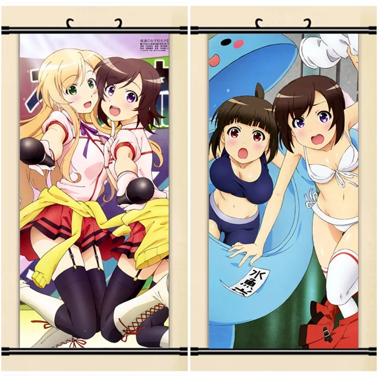 45X95 см Locodol Rokodoru Usami Nanako Kohinata Yukari мультфильм аниме Настенная картина палка плакат