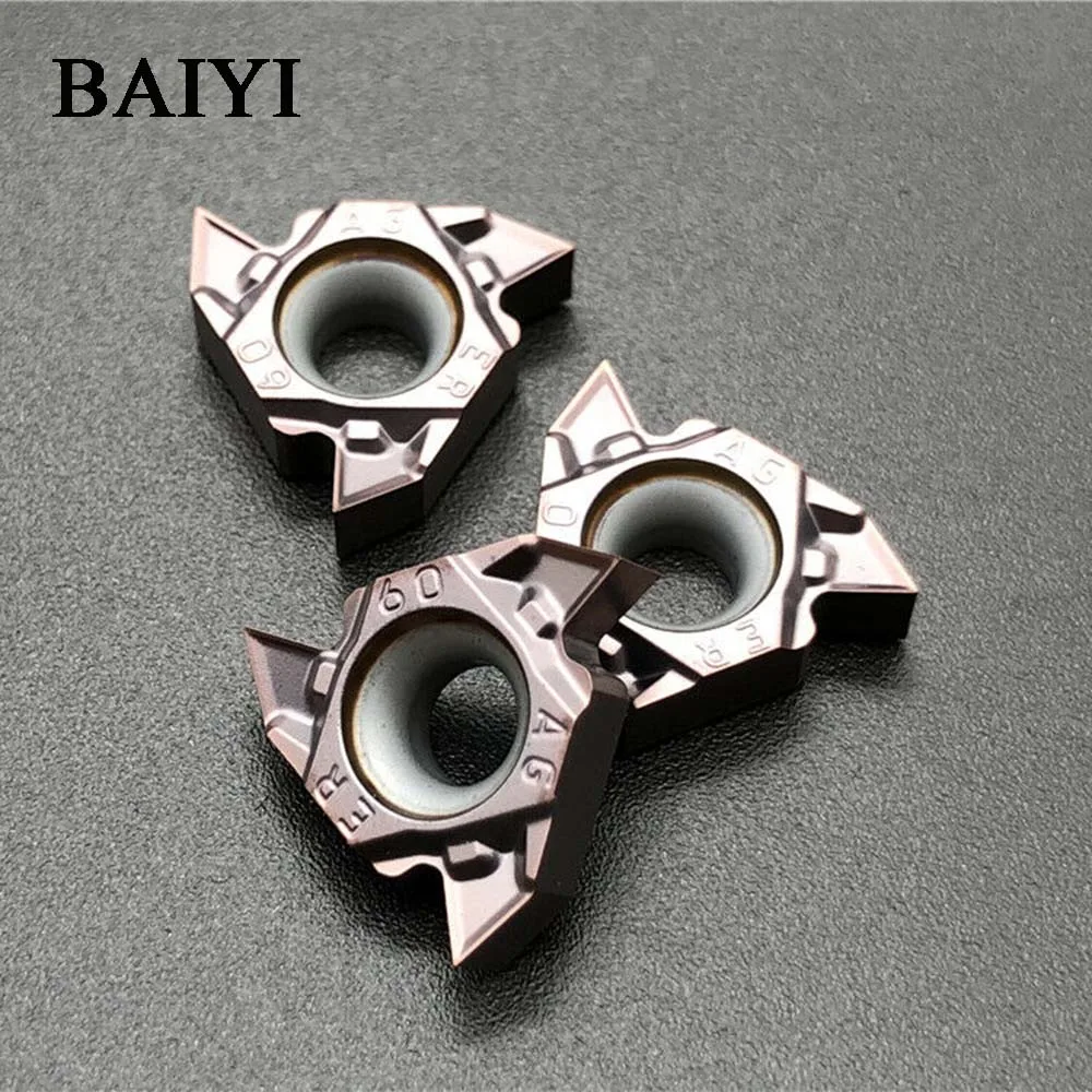 10 шт. MMT16ER AG60-S VP15TF 16ER AG60 VP15TF режущие инструменты Резьбовая вставка твердосплавные вставки инструменты с ЧПУ лезвие 16ER AG60