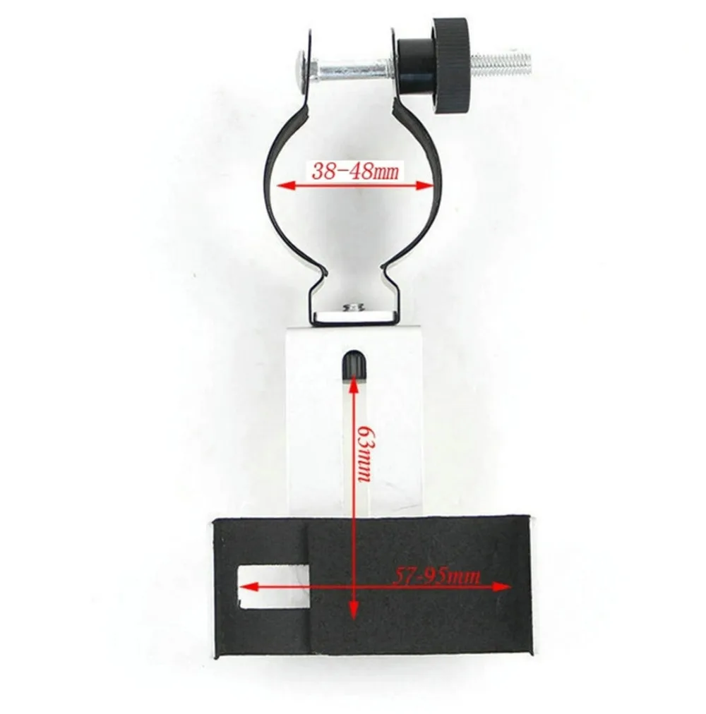 Новый металлический астрономический телескоп соединяющий держатель мобильного