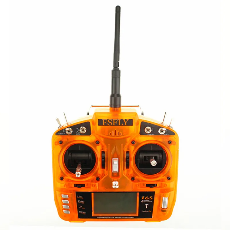 Радиопередатчик DSM2 I6S RC Полный диапазон 2 4 ГГц 6-канальный пульт дистанционного