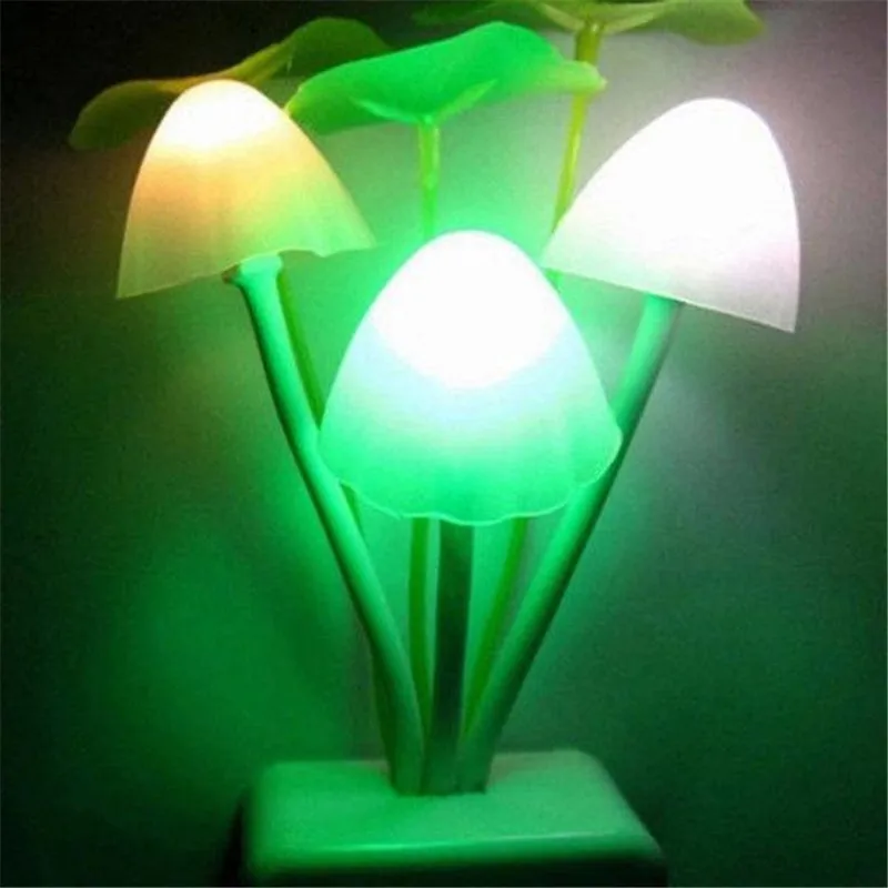 2020 New Useful Led Mushroom Sensor Night Light Decorative Lamp EU US Baby Children Novelty Wireless Wall Projector Nightlights |