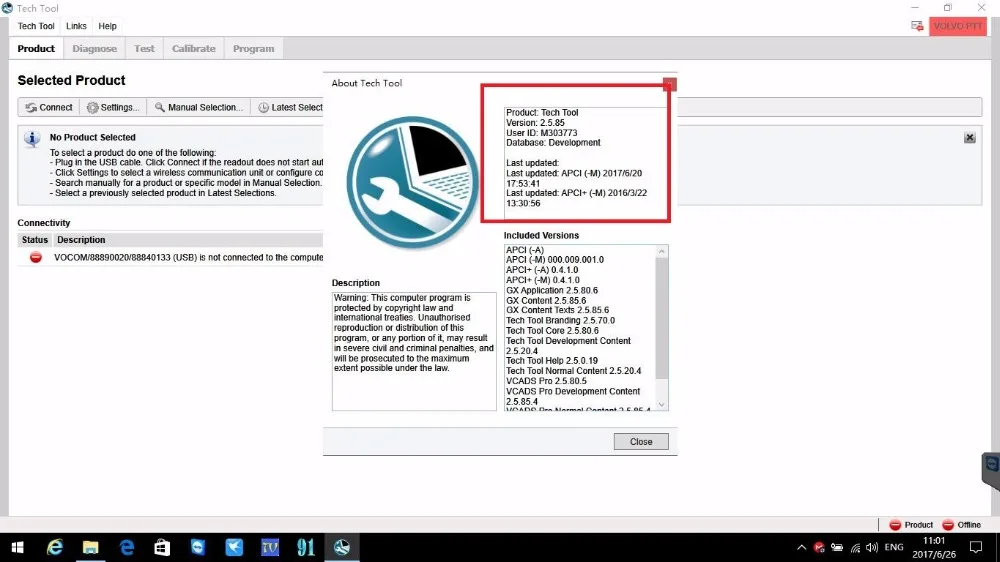 Для инструмента премиум-класса PTT 2.5.87 VCADS Pro [2017] Разработка + разработчик DEV2tool для