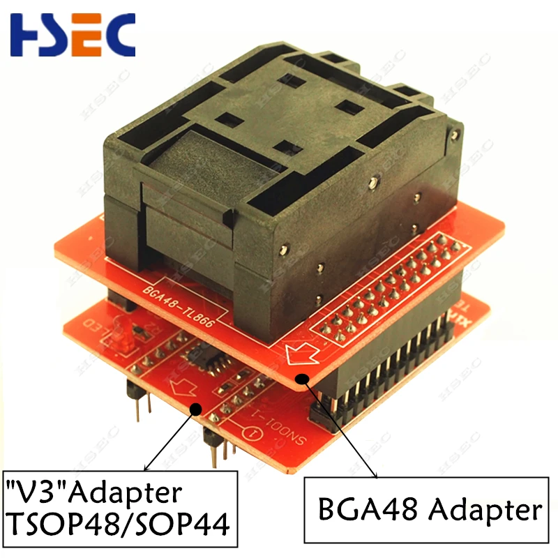 XRIICHA BGA48 гнездо адаптера для XGecu TL866II Plus Minipro TL866CS TL866A USB Универсальный программист