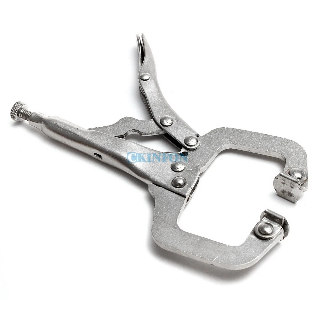 DHL 100 шт 6 ''C Clamp тиски Блокировка ручки плоскогубцы гаечный ключ Сварка металла