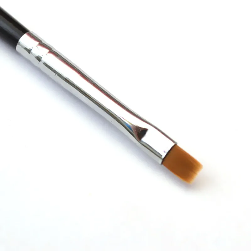 1 PC Nail Art Powder Dust Clean Brush Black Pink Handle Drawing Painting Brush Pen for UV Gel Manicure Nail Art Tools