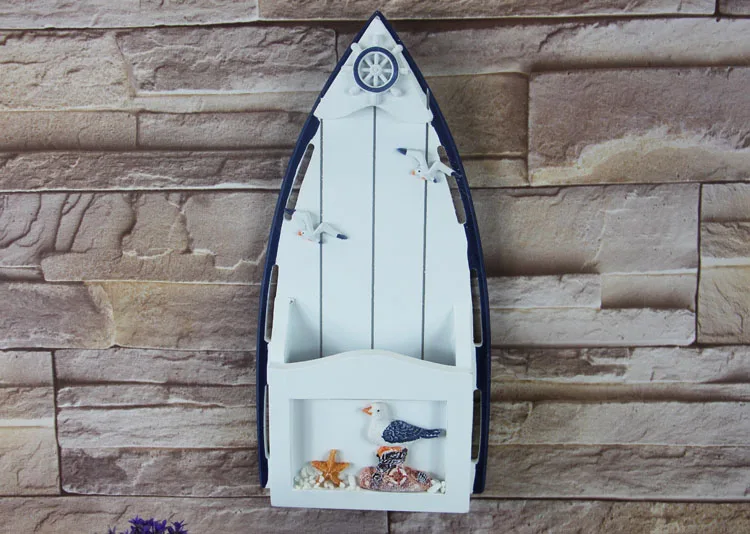 Деревянная настенная полка в средиземноморском стиле|decorative wall shelves wood|box shippingbox |