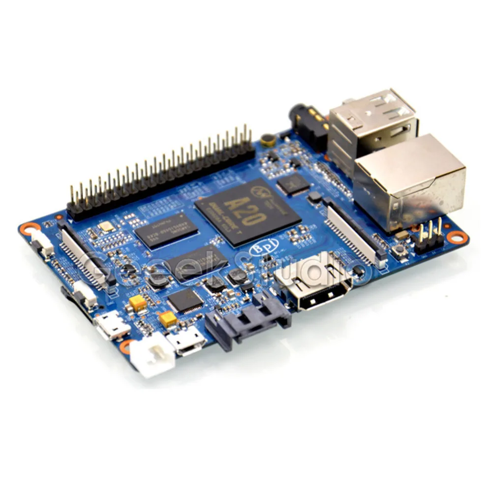 5 шт./упак.! Двухъядерный одноплатный компьютер Banana Pi M1 + Plus BPI-M1 SATA 1 ГБ ОЗУ