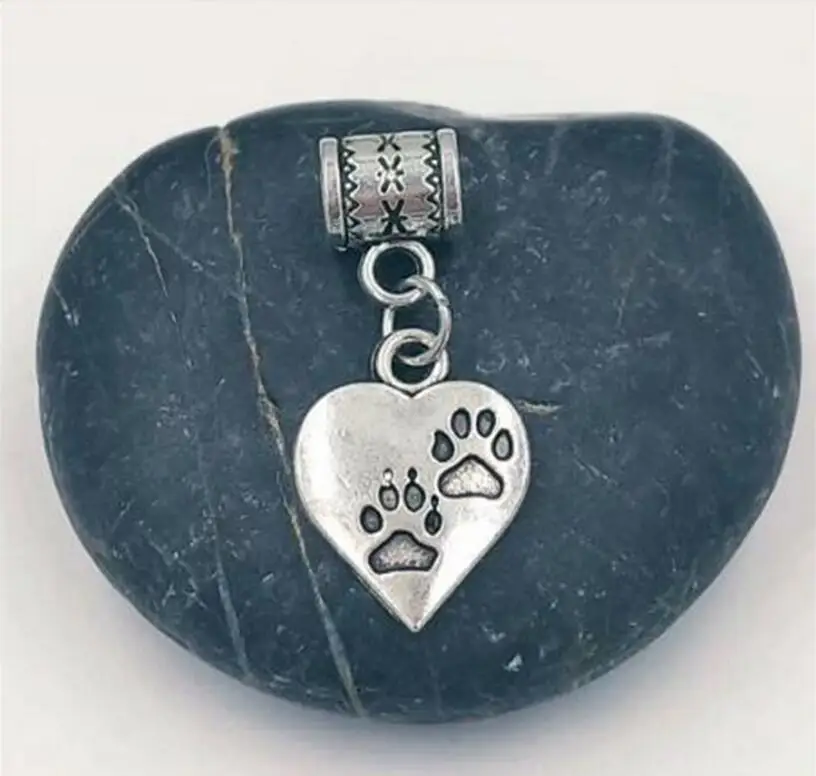 Бусина подвеска с принтом Собачья кошка 50 шт.|Подвески| |