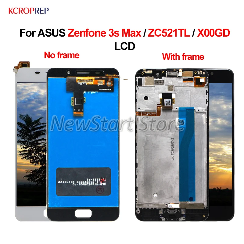 ЖК дисплей для ASUS Zenfone 3S Max ZC521TL сенсорный экран с дигитайзером в сборе 100% новый 5 2