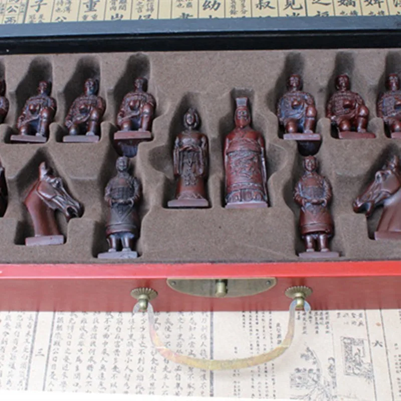 Старинные шахматы Трехмерные супер большие деревянная складная шахматная доска