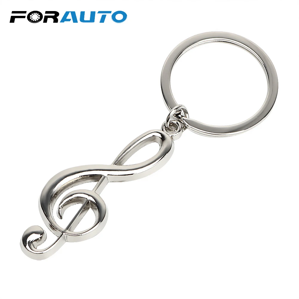 FORAUTO автомобильный брелок для ключей металлический музыкальная нота