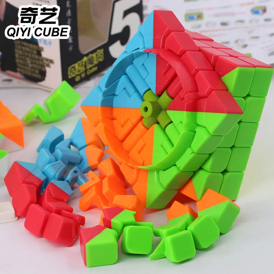 Головоломка волшебный куб Qiyi QiZheng S 5x5x5 5*5*5 профессиональная скорость красочный куб Развивающие игрушки подарки Чемпион соревновательный клуб