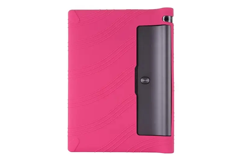 rose red Чехол для йоги Tab 3 10& 4 X 50l X50M Мягкий силиконовый чехол для lenovo YOGA Tab 3 10X50 YT3-X50L X50M 10,0 дюймов планшет+ стилус - Цвет: rose red