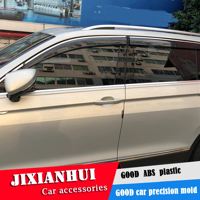 

Козырёк для окон TIGUAN L 2017-2018, защита от солнца и дождя