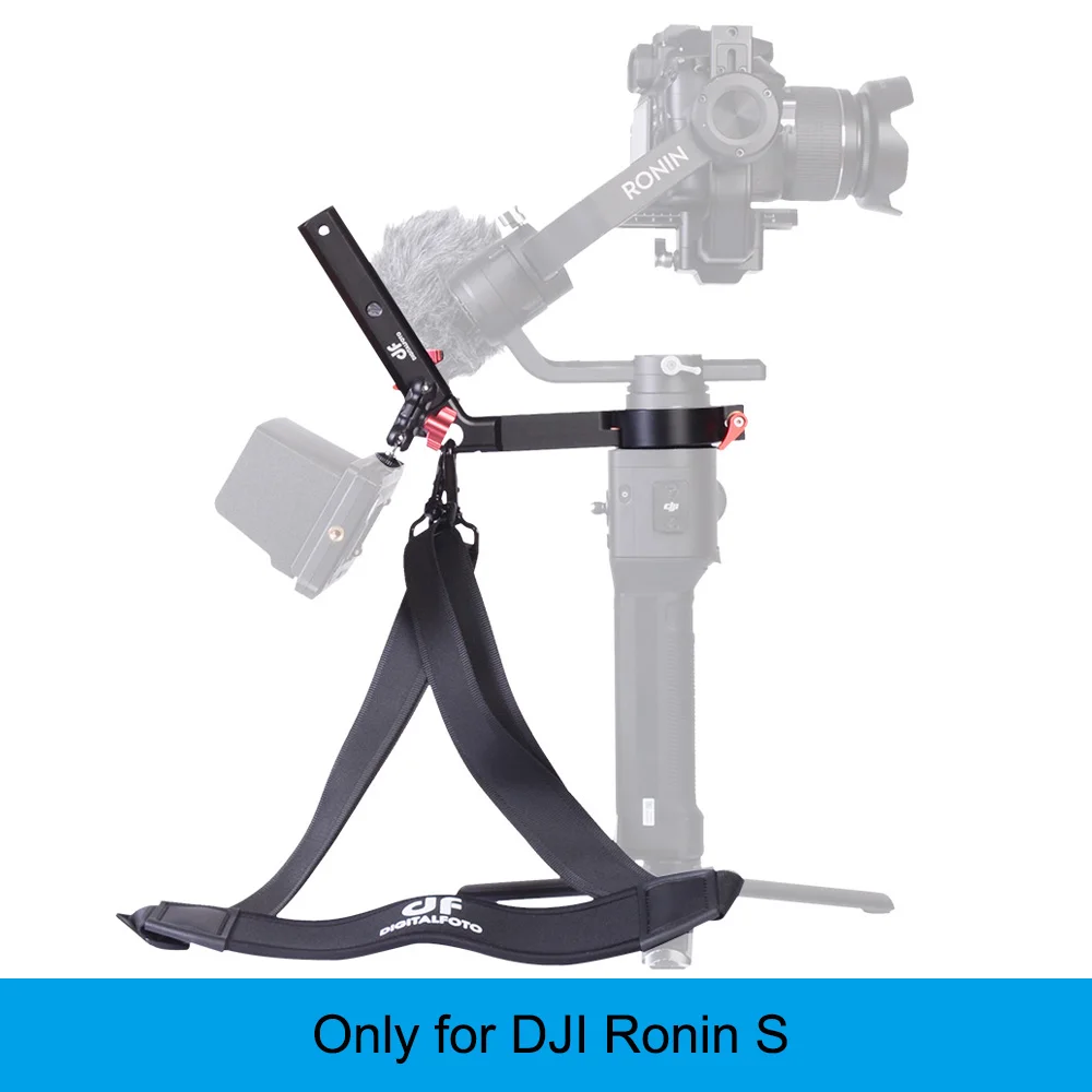 Терминатор универсальная ручка магический рычаг Gimbal аксессуары для DJI Ronin S или ZHIYUN Crane 2 weebill дизайн монтажный микрофон/монитор - Цвет: Серый