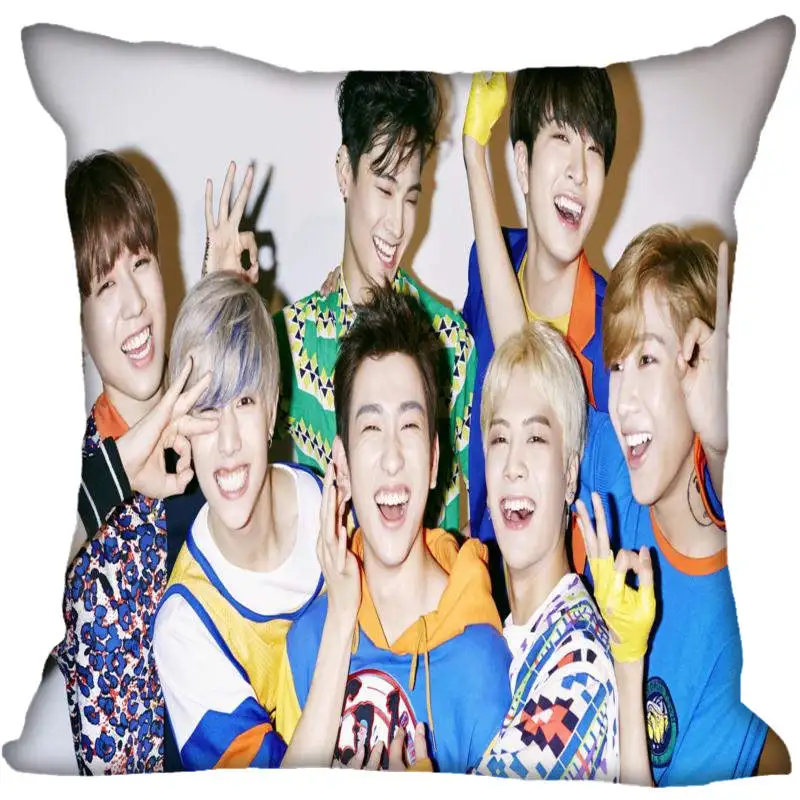 Популярная шелковая квадратная наволочка Fan Xi KPOP GOT7 с принтом домашние