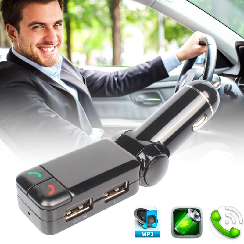 Автомобильный Bluetooth fm-передатчик Hands Free автомобильный комплект MP3 аудио плеер