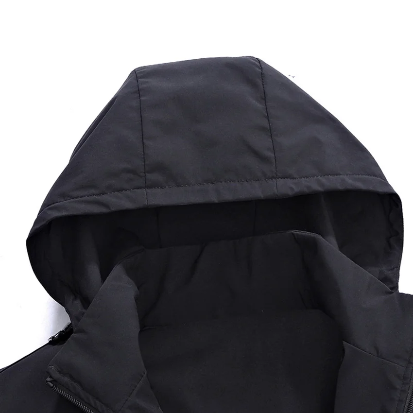 Ветровка мужская с капюшоном на молнии 2018|Плащи и тренчи| |