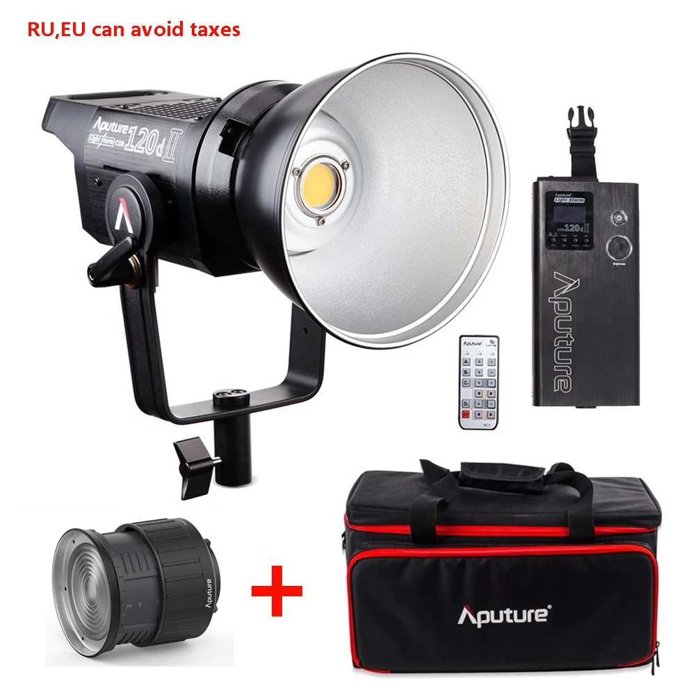 Aputure LS 120d Mark II 120D Light Storm COB светодиодный осветительные наборы для студии Bowens