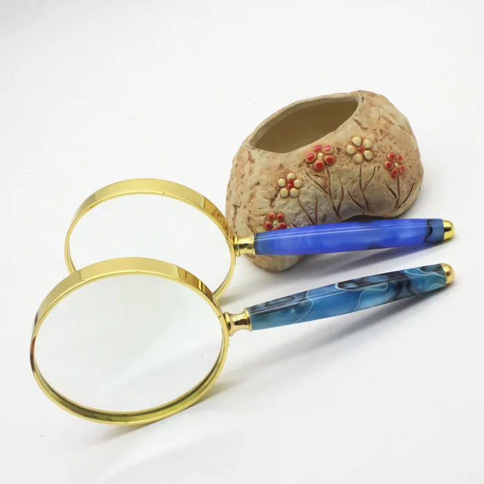 5X Metal Fram Children Educational Magnifying Glass Insect Viewer Optical Lens Handheld Gift Toy Magnifier for Reading | Инструменты