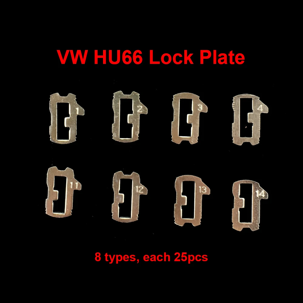 CHKJ Автомобильный Замок Язычковая пластина HU66 для AUDI VW Volkswagen № 200 11.12.13.14 каждый 25