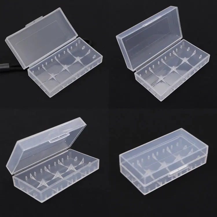 10pcs/lot New Hard Plastic Battery Protective Storage Boxes Cases Holder For 18650 18350 CR123A 18500 Free shipping |