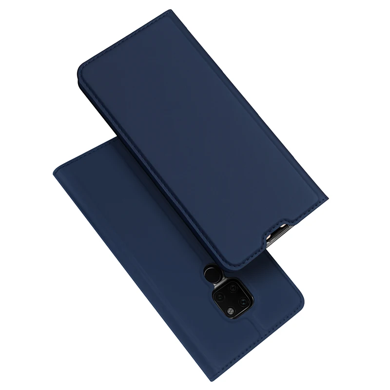 blue Стекло filmGift) DUX DUCIS роскошный модный флип кожаный чехол для huawei mate 20 кошелек, Обложка для huawei mate 20 чехол Coque - Цвет: blue