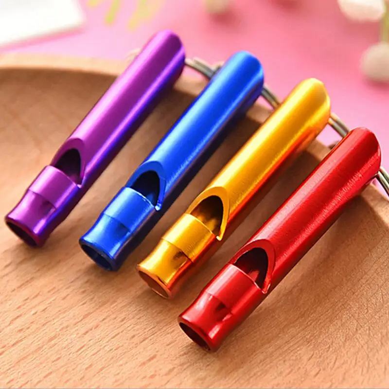 Hewolf 5 шт./лот уличный Кемпинг Приключения обучение свисток алюминиевый сплав