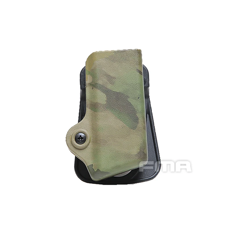 ATFG IPSC журнал тактический страйкбол охота одна система крепление 35-G17B Kydex кобура Singl Mag Чехол для G17 G18 G19 P226 - Цвет: ATFG
