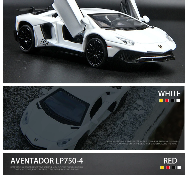 LP770 LP750 Модель литья под давлением из 1:32 сплава, автомобильный звуковой свет, игрушка для автомобиля, миниатюрная модель машинки, игрушки для детей, подарок
