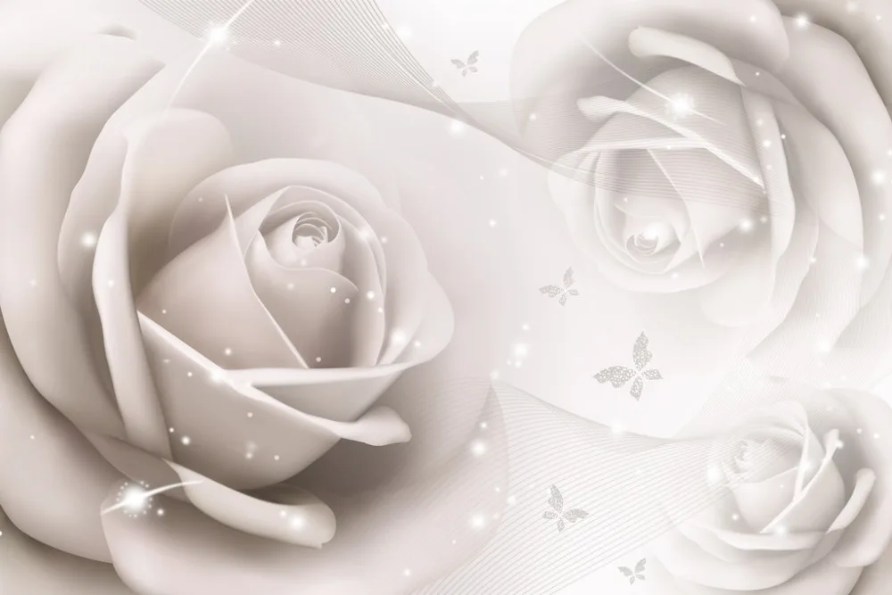 Европейская Роза фото 3d занавески высокое качество роскошные для гостиной