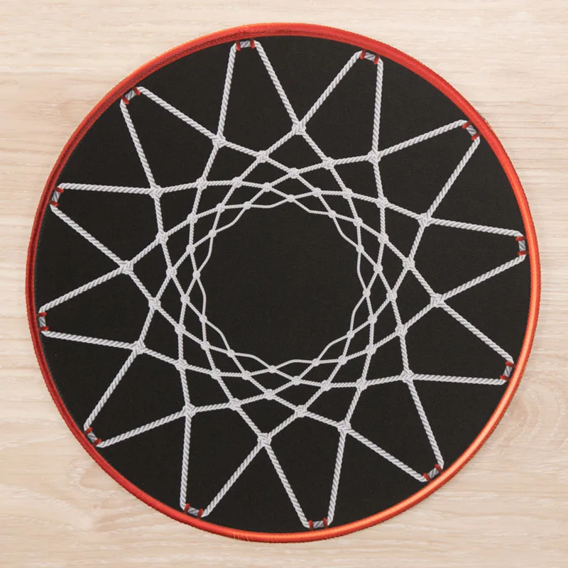 4mm Waterproof Basketball Basket Circle Round Lockrand Gaming Working Personalized Mouse Mice Pad Mat 22 25 30cm | Компьютеры и офис