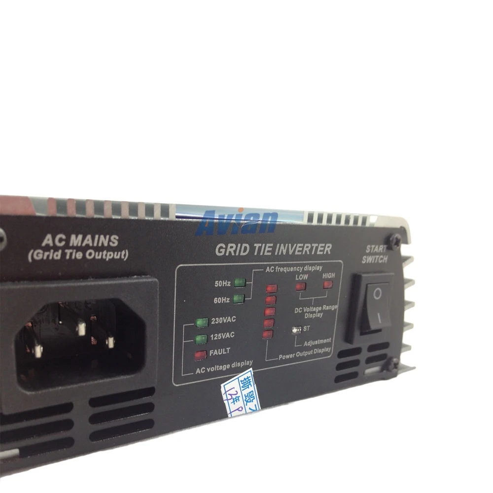 600W MPPT Solar Inverter Grid Tie 30V 36V Panel 60 72 Cells 110V or 220V Output 22~60VDC Input LED Indicator Display | Обустройство