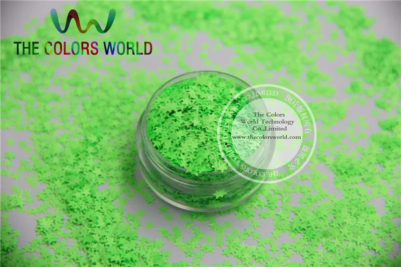 TCT 141 в форме звезды неоновые яркие матовые цвета 3 мм устойчивые к растворению