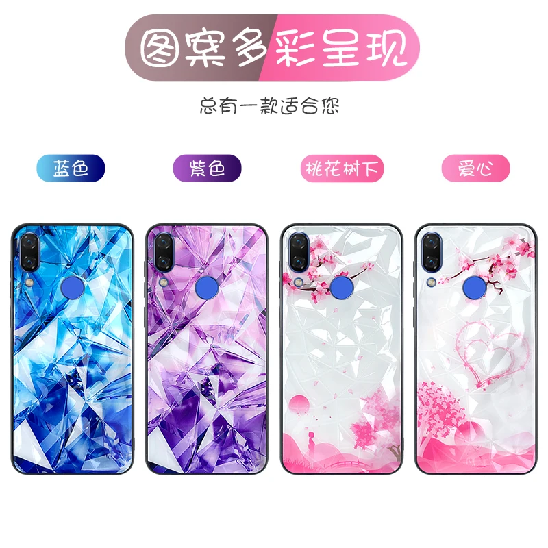 Painted Diamond Texture Case For huawei honor 8X 10 lite Soft Phone Cover for HUAWEI 8A V20 Luxury 10I |