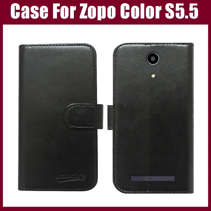 

Zopo Color S5.5 Case New Arrival 6 Colors High Quality Flip Leather Exclusive Protective Cover Case For Zopo Color S5.5 Case