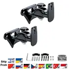 GU8II 1 пара = 2 шт. универсальный настенный кронштейн из цинкового сплава для объемного динамика Поворотная вешалка для динамика нагрузка 15 кг 33 фунта