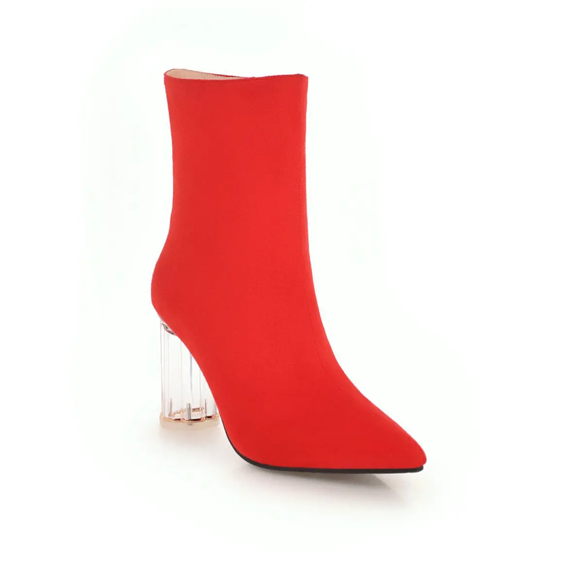 Женские ботинки с леопардовым принтом острым носком | Обувь