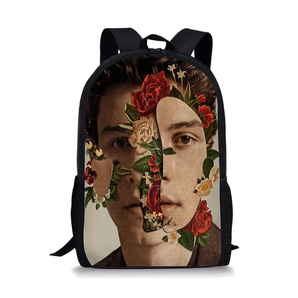 CDZHL515C Thikin Mendes Shawn школьная сумка для девочек подростков рюкзак для путешествий сумка для шоппинга женская сумка Mochila - Цвет: CDZHL515C