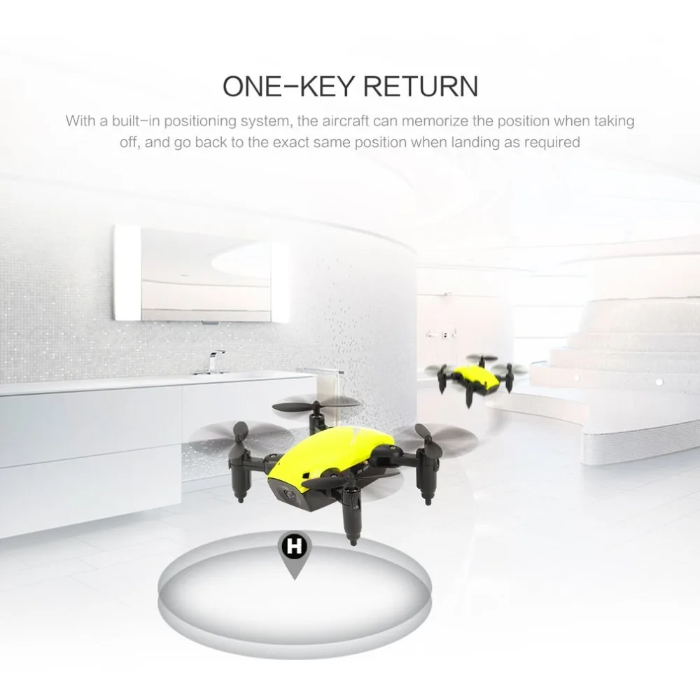 S9W складной RC Мини Дрон Карманный Дрон микро Дрон вертолет с wifi FPV 0.3MP камера 360 градусов