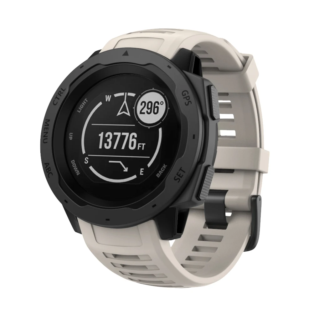 22 мм ширина ремешка для часов Garmin Instinct Мягкая Спортивная Замена для силиконового ремешка ремешок для часов Garmin Instinct умный ремешок для часов